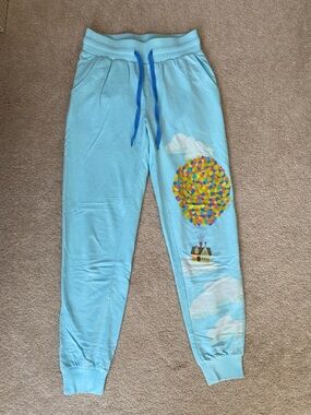 Disney Pixar UP Drawstring Joggers in XS